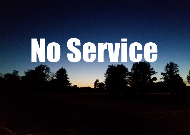 No local service