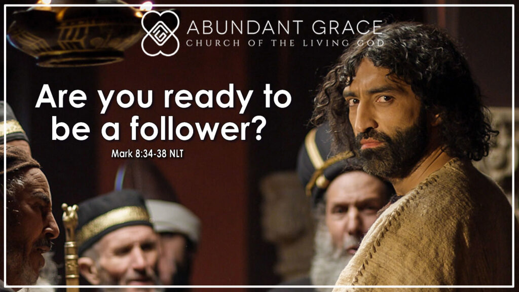 are you ready to be a follower - part 2 - Sabbath Day Message