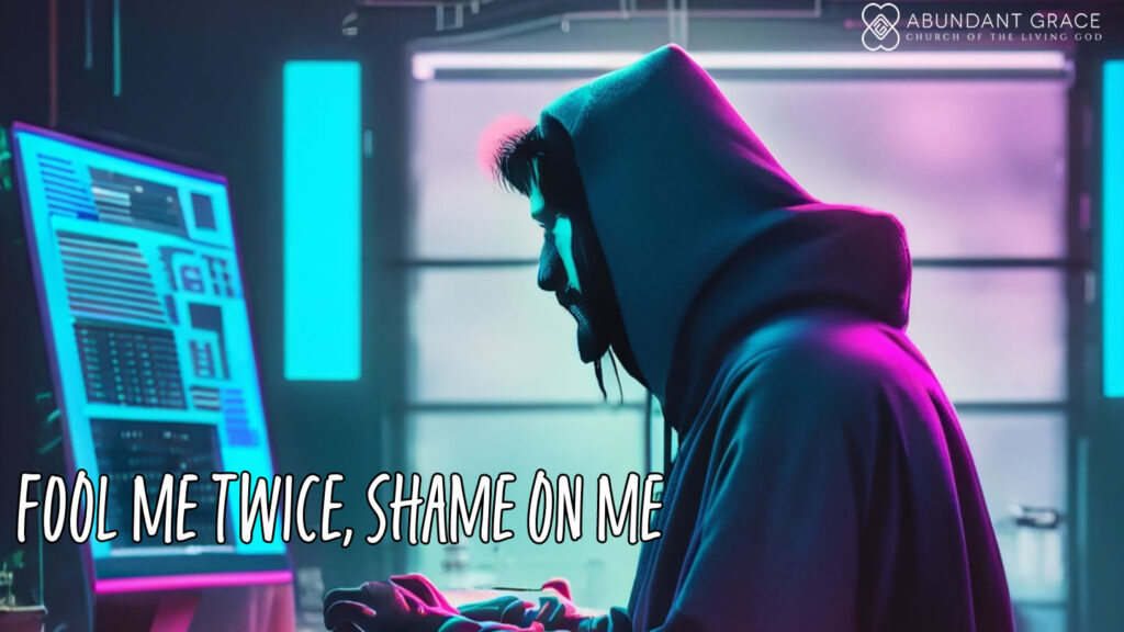 Image of a hacker in a basement