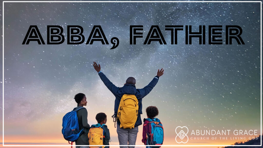 picture of a man staring into the night sky with his children