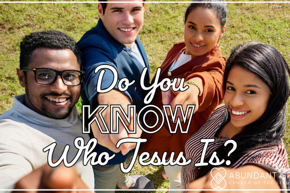 a group of 4 people looking at the camera and pointing at you