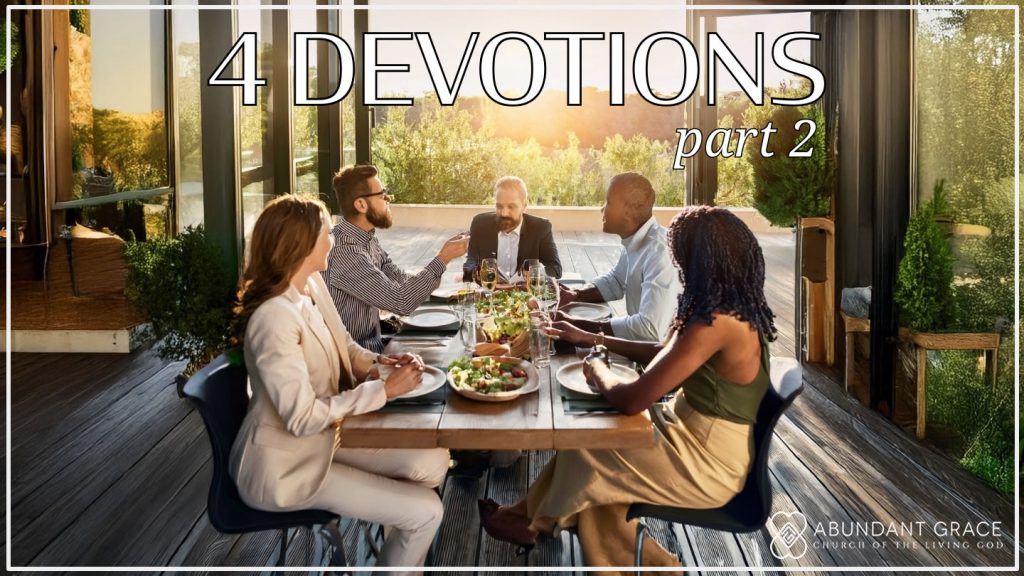 A  group of 6 diverse people sitting at dinner table and having dinner on a bright sunny day.