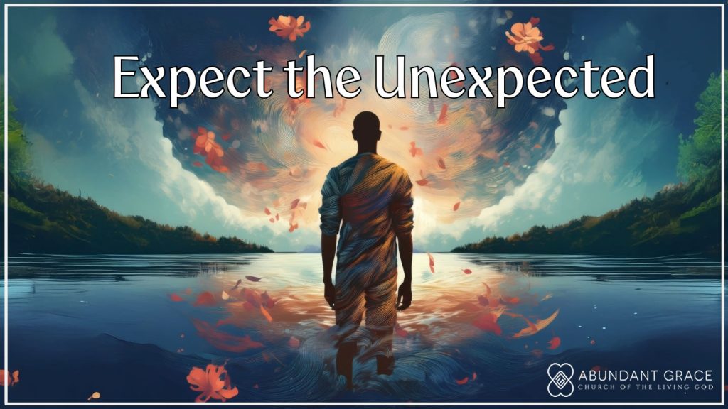 an evocative portrait of a lone figure standing beneath a vast, stormy sky, surrounded by swirling winds and falling petals while hovering in the air over a lake.