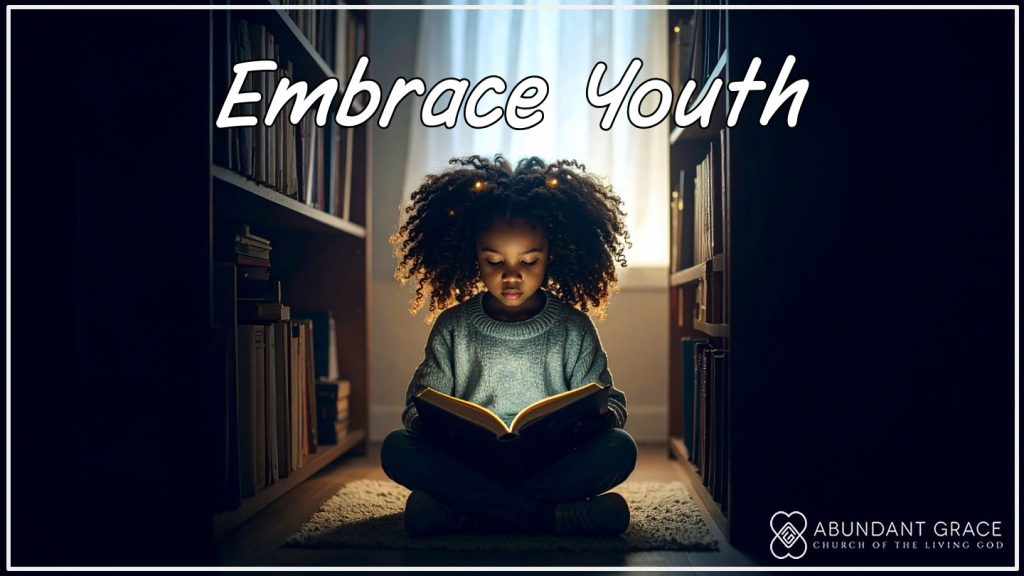 Young child reading a book