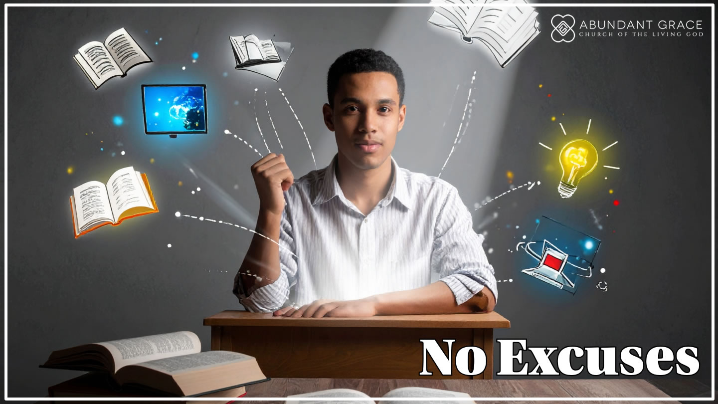 Person at desk with resources around him
