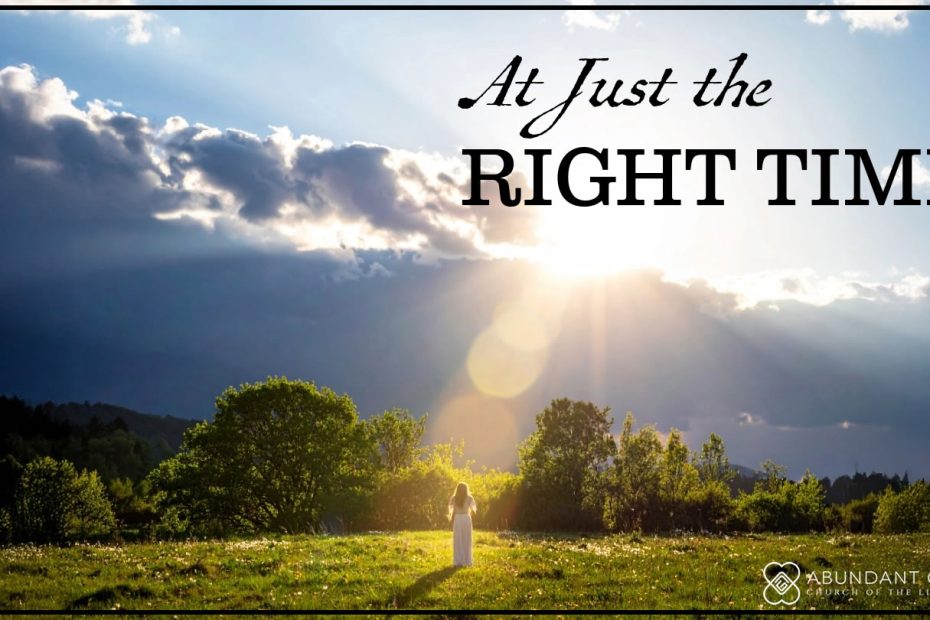 a beam of golden light breaking through dark clouds at just the right moment to illuminate a small figure below